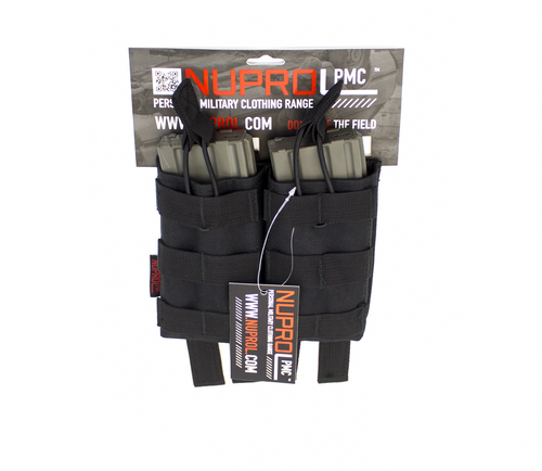 Nuprol PMC M4 Double Open Mag Pouch - Black