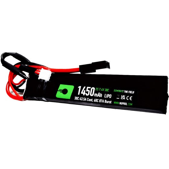 NUPROL POWER - LiPo 1450mAh 7.4V 30C Battery Pack (DBL)