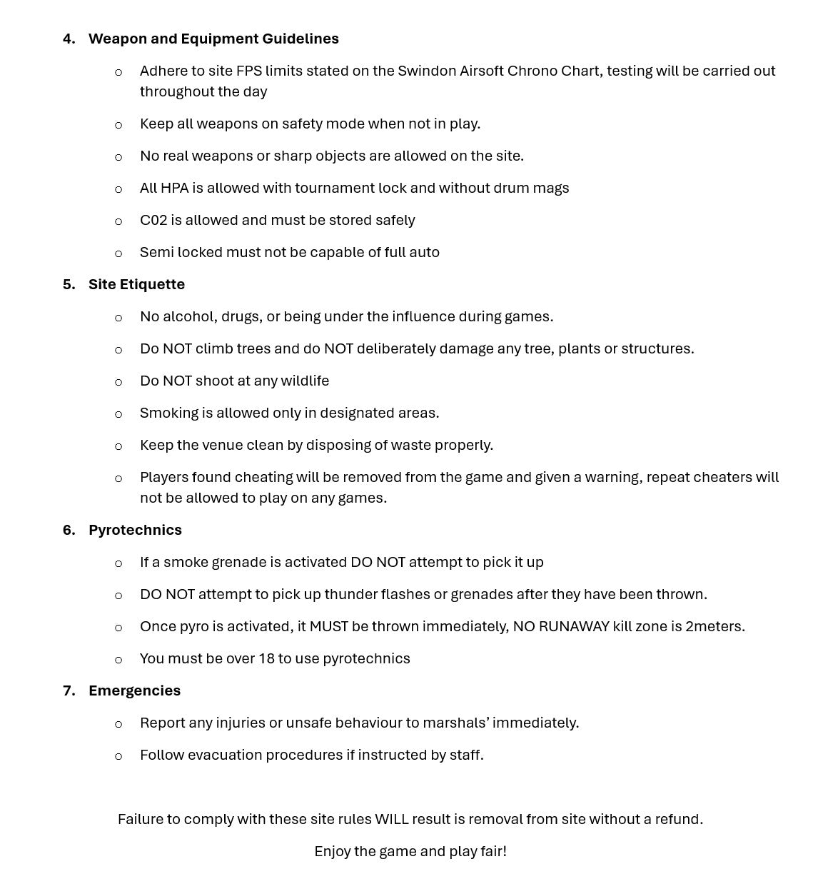 Swindon Airsoft Gameday - Entry with Kit Rental.