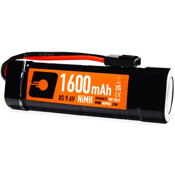 NUPROL POWER - Compact NiMH 1600mAh 9.6V Battery Pack (STK-TAMIYA)