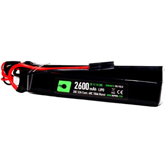 NUPROL POWER - LiPo 2600mAh 11.1V 20C Battery Pack (DBL-Tamiya)