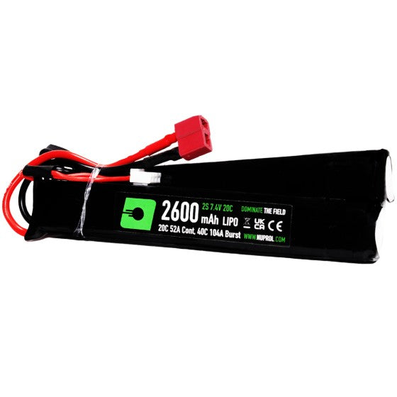 NUPROL POWER - LiPo 2600mAh 7.4V 20C Battery Pack (DBL-Deans)