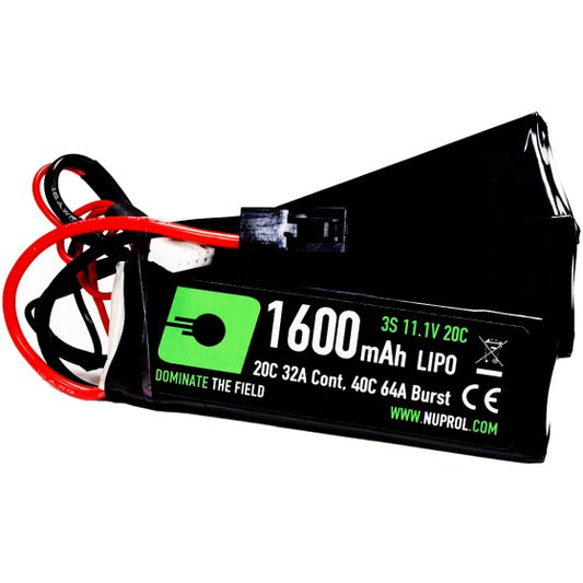 Nuprol LiPo Battery 1600mAh 11.1v 20c (TPL)